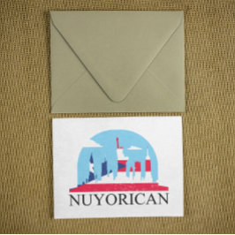Nuyorican Pride New York Puerto Rico Erbe Postkarte