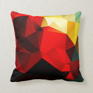 NUZV • Coussin polygonal multicolore