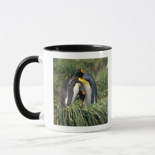 Nuzzling König-Pinguine Tasse