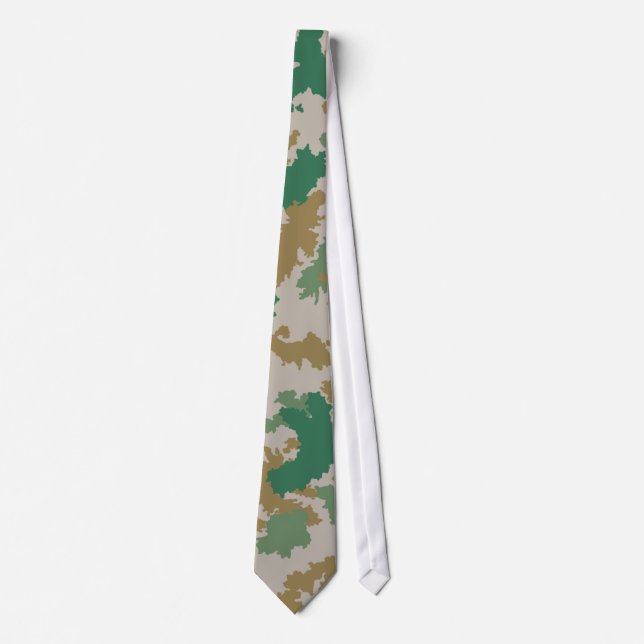 NVA Flächentarn (Flecktarn / Blumentarn) Krawatte (Vorderseite)