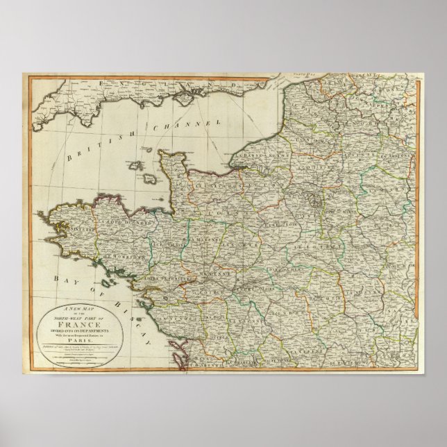 NW France Poster (Vorne)