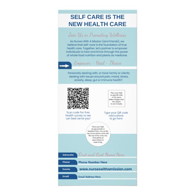 NWAM und Freunde Werbekarte (Hinten)