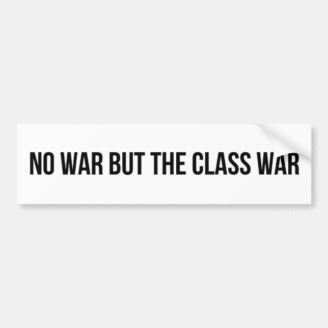 NWBTCW - Kommunistische sozialistische Autoaufkleber (Vorne)