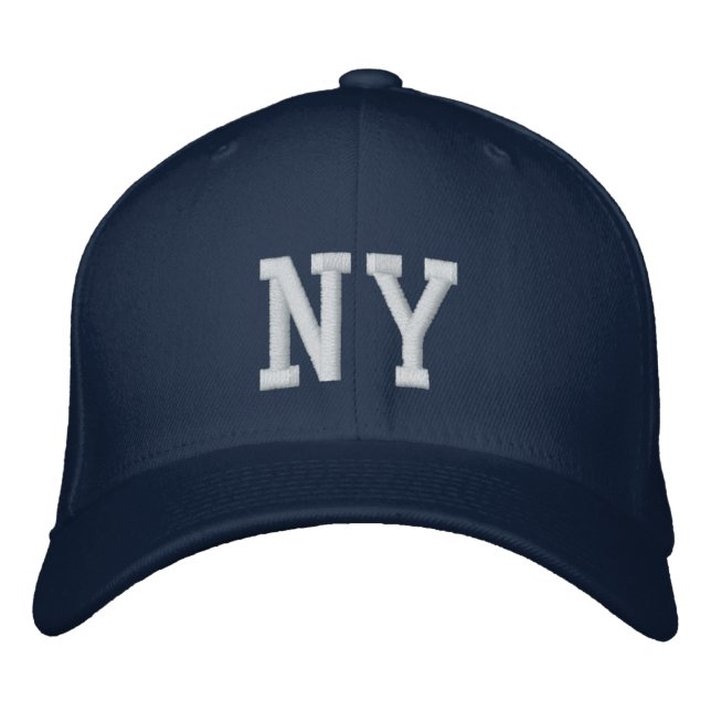 NY ADJUSTABLE BASEBALL CAP BESTICKTE BASEBALLKAPPE (Vorderseite)
