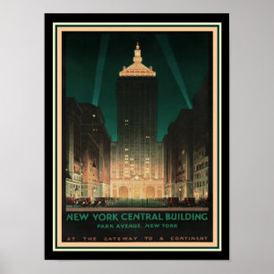 NY Central/Helmsley Gebäude ca.1930 Poster