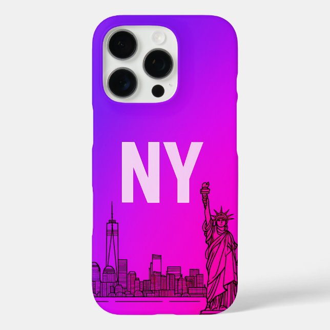 NY Core Design iPhone 16 Pro Hülle (Rückseite)