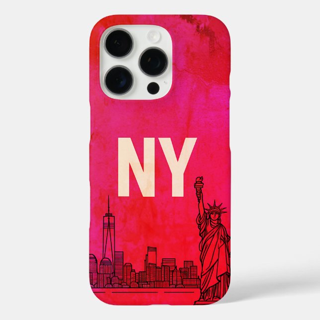 NY Core Design iPhone 16 Pro Hülle (Rückseite)