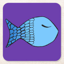 NY Fish Design Untersetzer