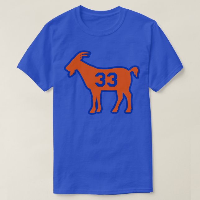 NY GOAT 33 Blue T-Shirt (Design vorne)