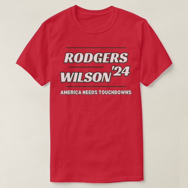 NY Jets Rodgers Wilson 2024 T-Shirt (Design vorne)