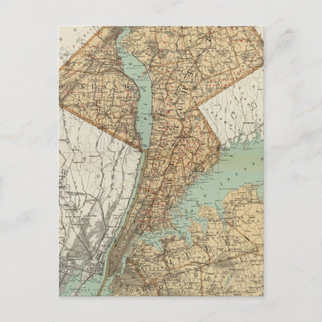 NY, Könige, Königinnen, Richmond, Rockland Postkarte (Vorderseite)