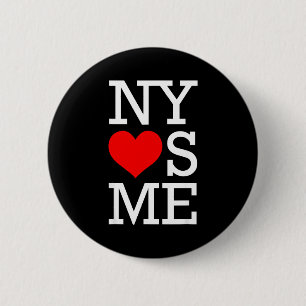 Ny liebt mich lustig ich liebe New York Button