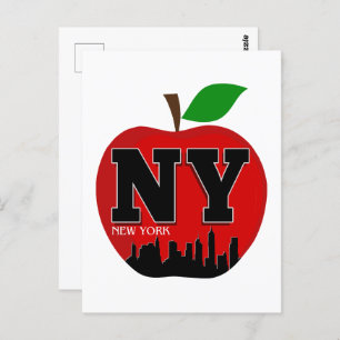 NY NEW YORK THE BIG APPLE POSTKARTE