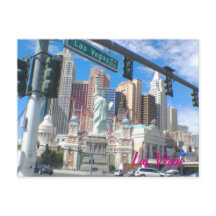NY NY Las Vegas Blvd Postkarte
