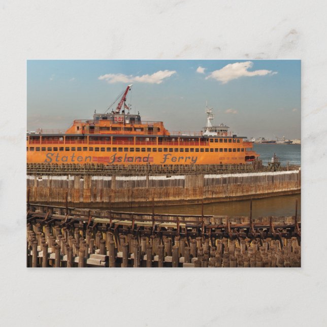NY, NY - The Staten Island Ferry Postkarte (Vorderseite)