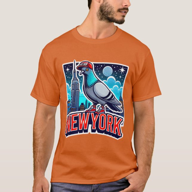 NY PIGEON 7 T-Shirt (Vorderseite)