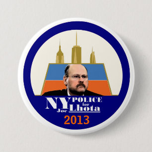 NY Polizei will Joe Lhota für Bürgermeister 2013 Button