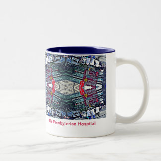 NY presbyterianische Krankenhaus-Tasse Zweifarbige Tasse