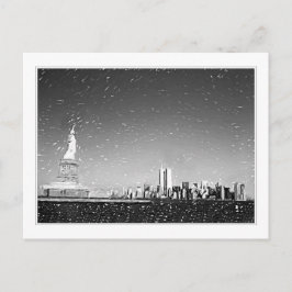 NY Skyline Postkarte