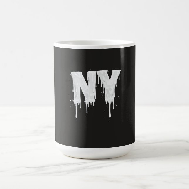 NY Straßenatmosphäre Kaffeetasse (Mittel)