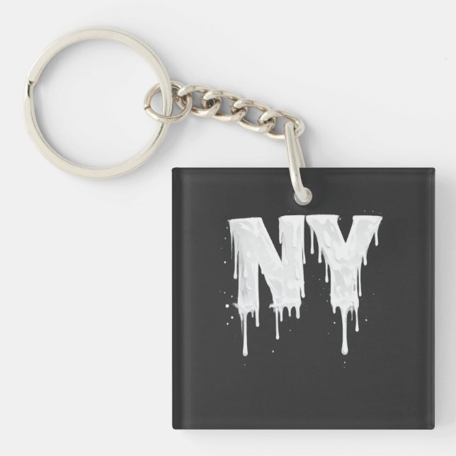 NY Straßenatmosphäre Schlüsselanhänger (Vorderseite)