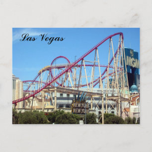 ny vegas Untersetzer Postkarte