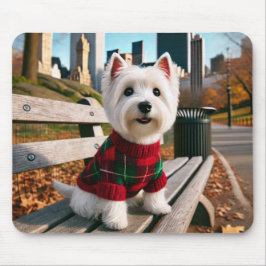 NY Westie Mousepad