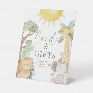 Nyala Safari Tierkarten und Geschenke Sockelschild