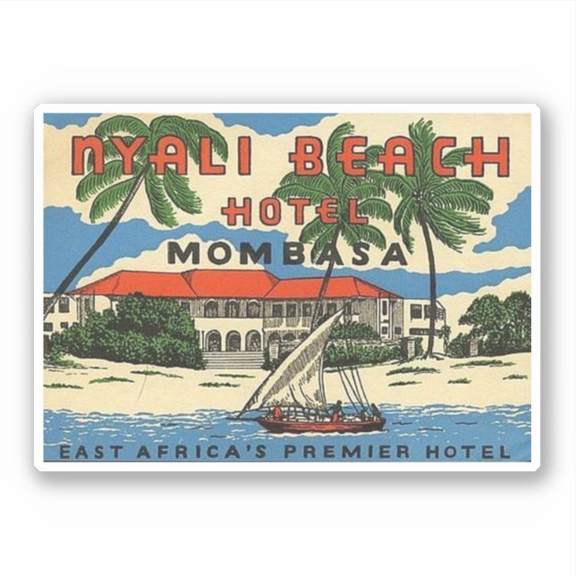Nyali Beach Hotel Mombasa Sticker (Vorderseite)