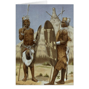 Nyam-nyam Krieger von der Geschichte der