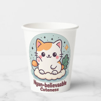 Nyan-glaubwürdige Kutheit - Niedliche Kawaii-Katze Pappbecher