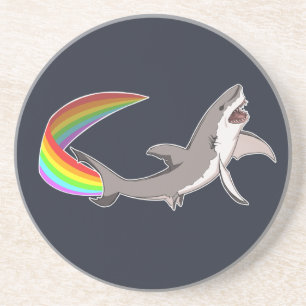 Nyan Haifisch-Untersetzer Getränkeuntersetzer