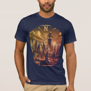 NYC Ajouter un nom graphique T-shirt