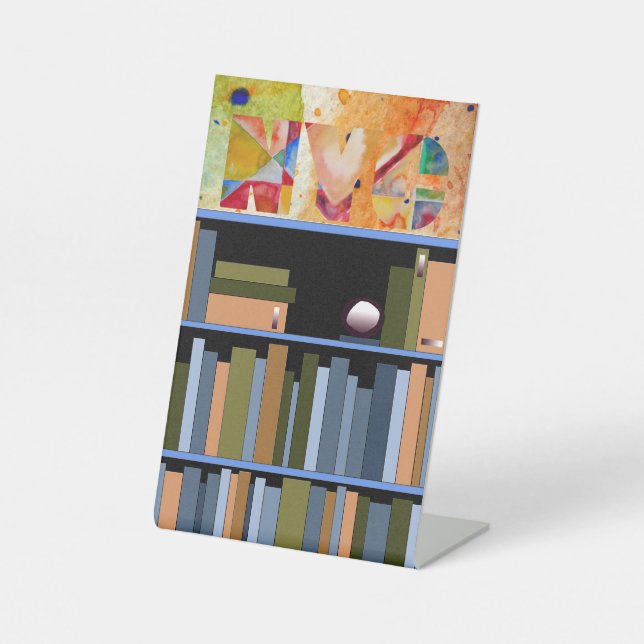 NYC Art and Books Sockelschild (Vorderseite)