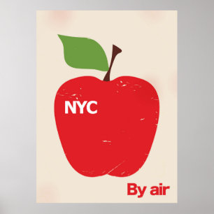 NYC auf dem Luftweg Poster