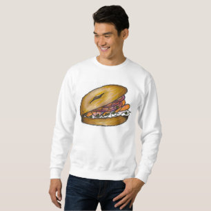 NYC Bagel Zwiebelzwiebel Käse Lox Kapers Sweatshir Sweatshirt