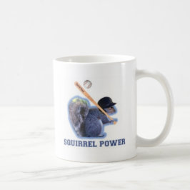 NYC Baseball Squirrel Power Kaffeetasse