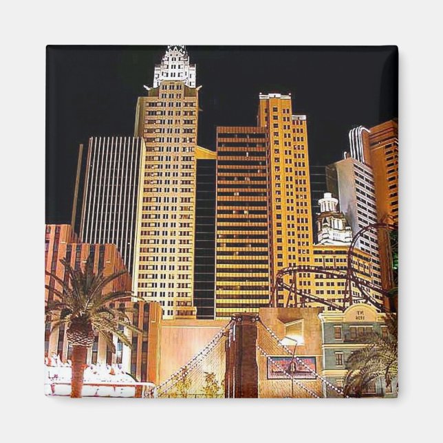 NYC bei Night-Magnet Magnet (Vorne)