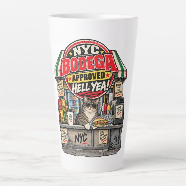 NYC Bodega Approved Hell Ja Milchtasse (Vorderseite)
