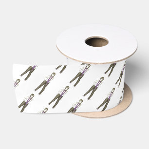 NYC Brooklyn BK Hipster Girl New York City Ribbon Satinband