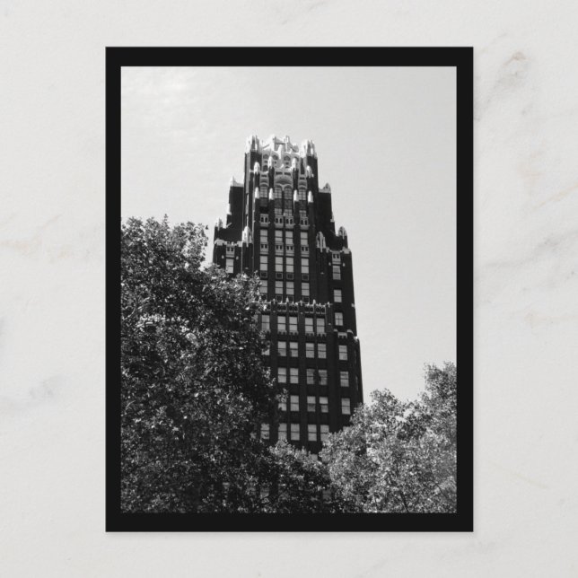 NYC Bryant Park Gebäude Postkarte (Vorderseite)