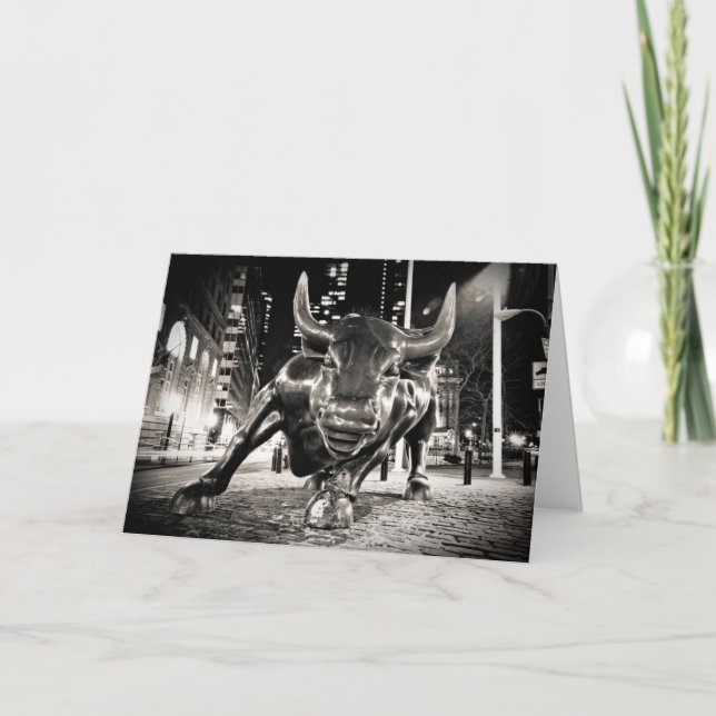 NYC Bull Karte (Vorderseite)