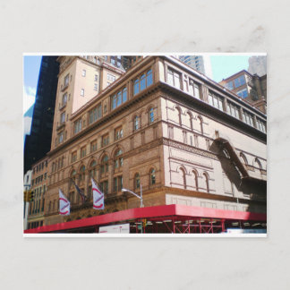 NYC Carnegie Hall Postkarte