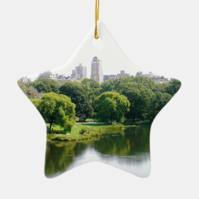 NYC Central Park-Skyline Keramikornament (Vorne)