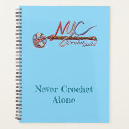 NYC Crochet Guilde Bleu Planner