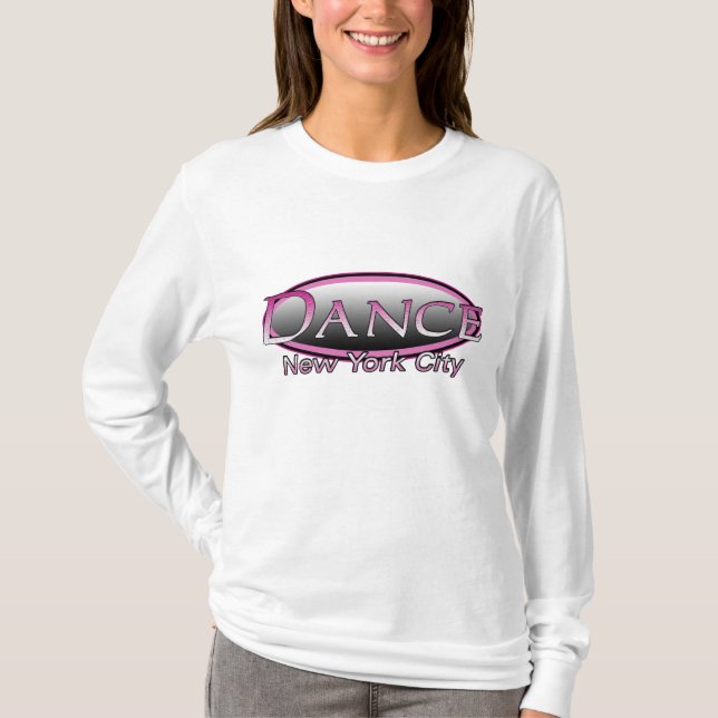 NYC Dance Hot Pink Hoodie WHS T-Shirt (Vorderseite)