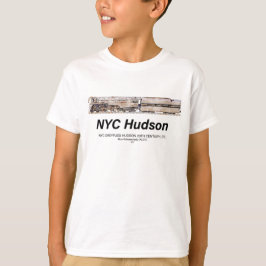 NYC Dreyfuss Hudson Steam Locomotive. Profile T-Shirt