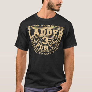 NYC Fire Department Station Lady 3 New York Fire T-Shirt