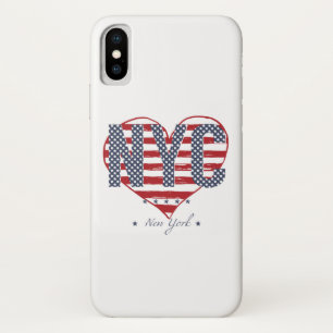 NYC Flagge-Herz Case-Mate iPhone Hülle