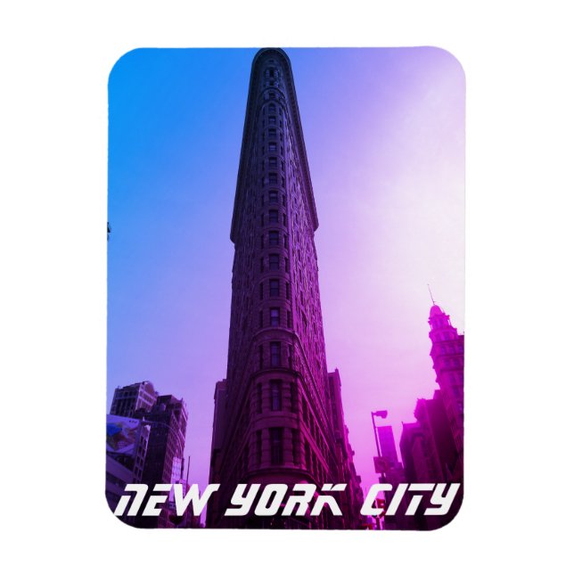 NYC Flatiron District Beaux Arts Gebäude Magnet (Vertikal)